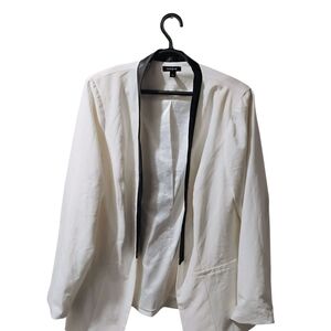 Torrid White and Black Blazer